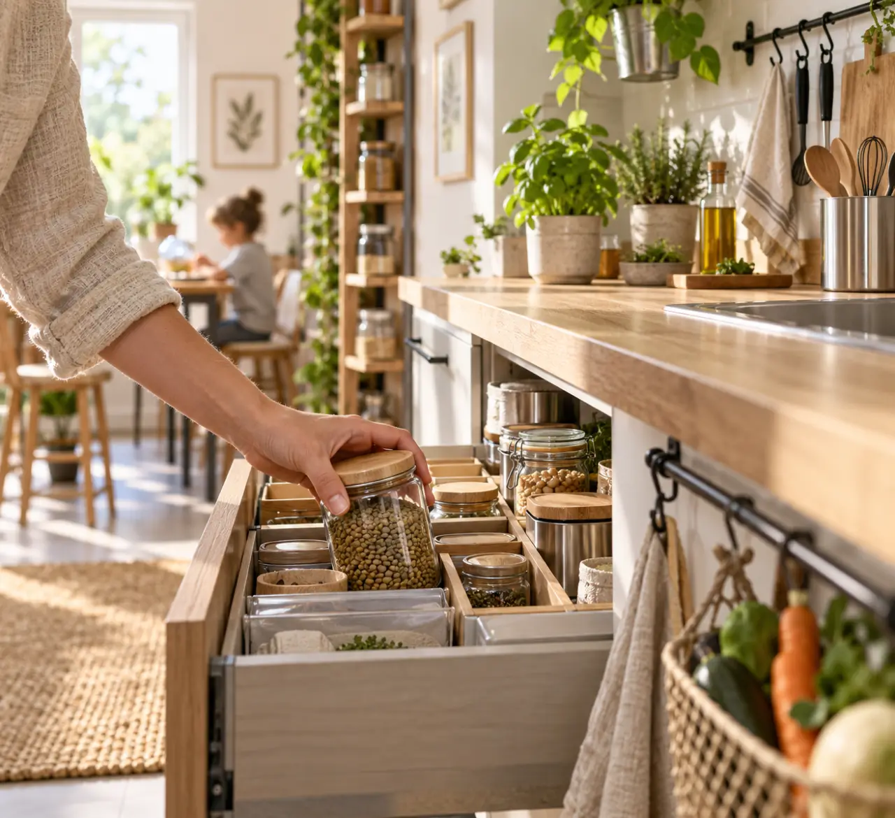 Optimiser une petite cuisine : libérez le plan de travail et exploitez chaque volume