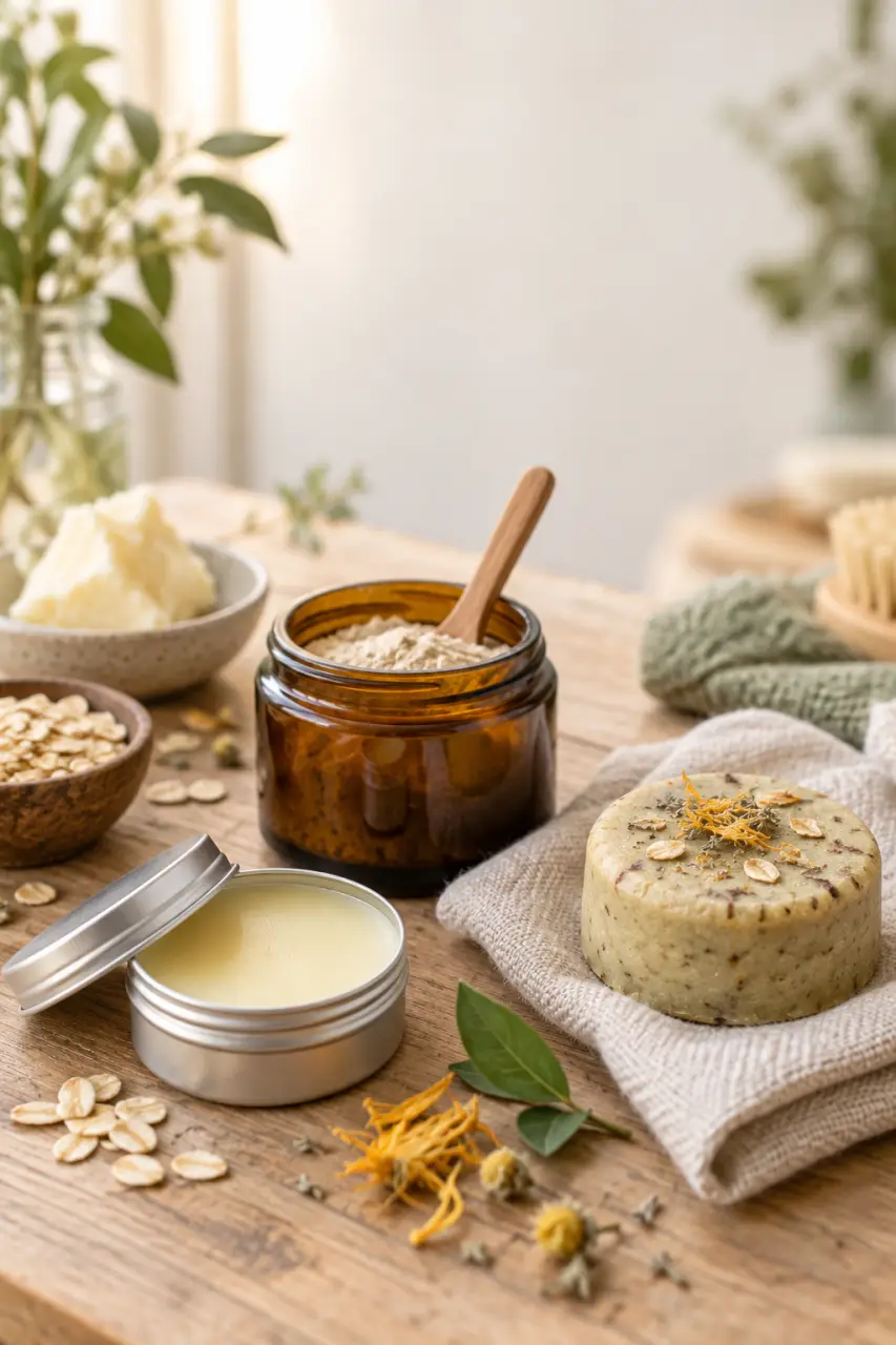 Faire ses produits de beauté : 3 soins sans eau pour débuter avec des formules simples