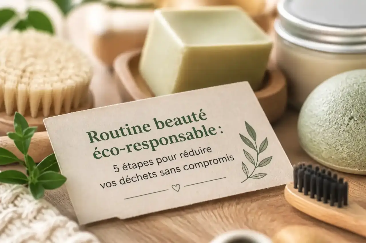 Routine beauté éco-responsable : 5 étapes pour réduire vos déchets sans compromis